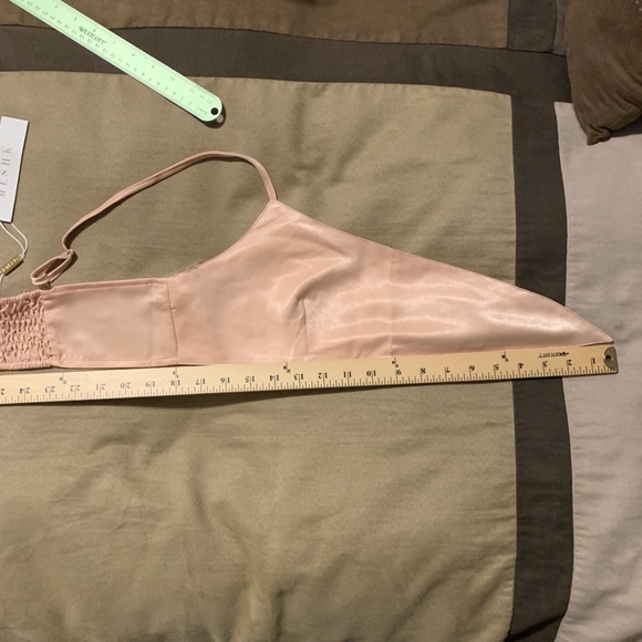 NWT Meshki Hanna Tie Knot Crop Top - Picture 9 of 9